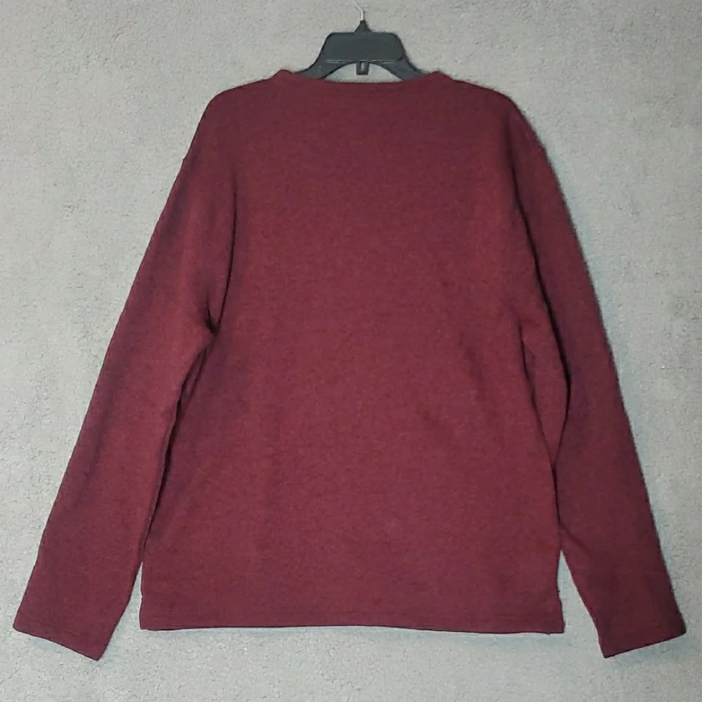 Men Crown & Ivy Maroon Sweater Size L